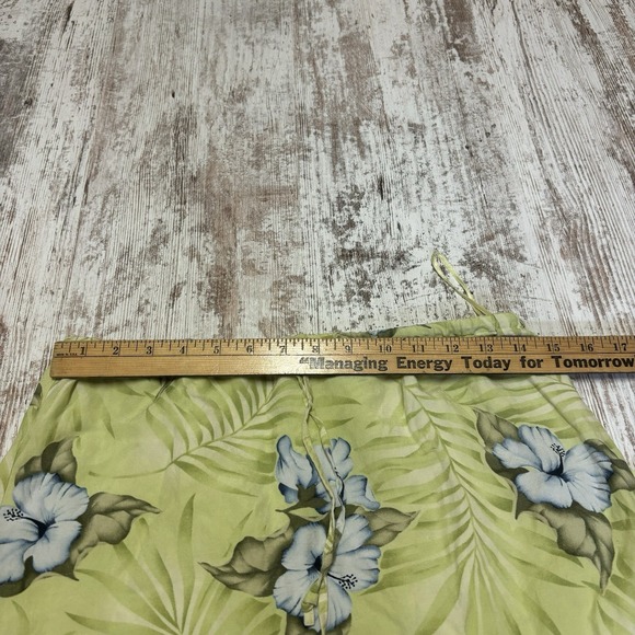Vintage Tommy Bahama Women's Hawaiian Skirt Silk Linen‎ Blend Tropical Floral 4 - Picture 8 of 9